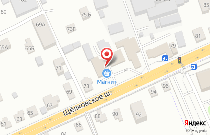 Гипермаркет Магнит в Москве на карте