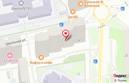 Компания EVITA Group на Вишерской улице на карте