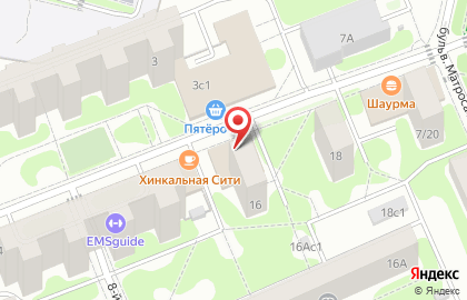 Ателье в Москве на карте