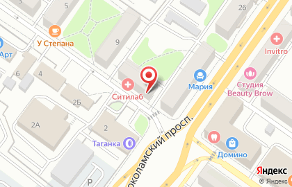 Салон красоты Non Stop в Университетском переулке на карте