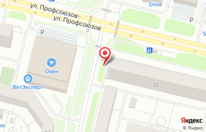 Продуктовый магазин в Сургуте на карте