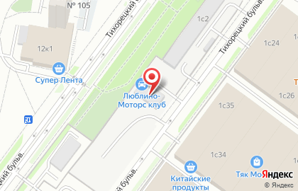Центр автопокраски в Люблино на карте