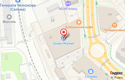 Фирменный магазин Коляда на улице Генерала Челнокова на карте