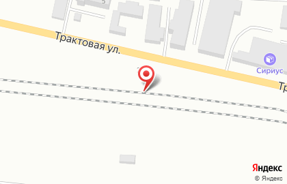 Киоск по продаже фастфудной продукции на Трактовой улице на карте