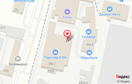 Газовый автосервис Gazoved в Кировском районе на карте