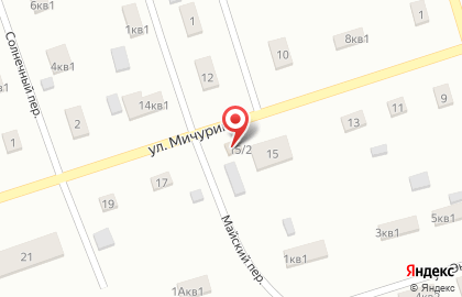 Продовольственный магазин Бочка на улице Мичурина на карте