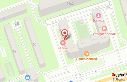 Центр грудничкового плавания Акваняня в Санкт-Петербурге на карте