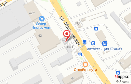Восточный на улице Маяковского на карте