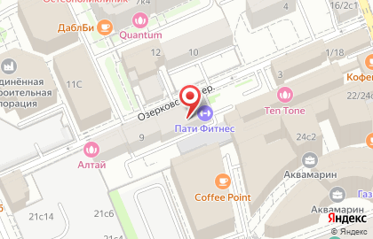 Печатный центр Принт-Делюкс в Озерковском переулке на карте