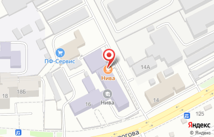 Столовая Нива на улице Пирогова на карте