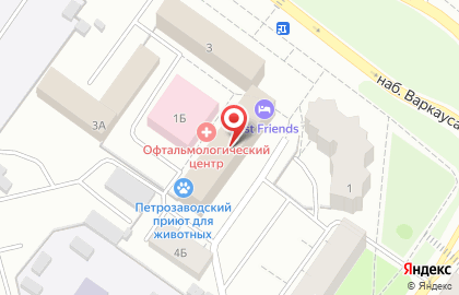 Центр социальной работы Республики Карелия на набережной Варкауса на карте
