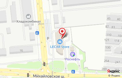 Супермаркет Пятёрочка на улице Дзгоева на карте