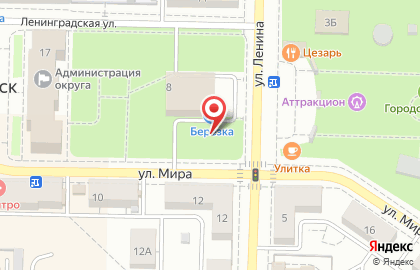 Пуфик на улице Ленина на карте