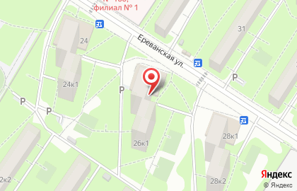 ООО Вера на улице Ереванской на карте