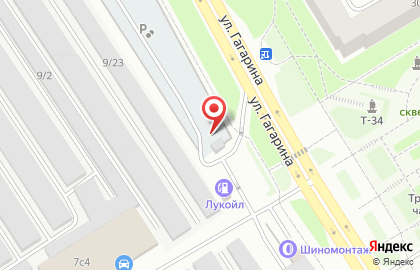Автостоянка в Сургуте на карте