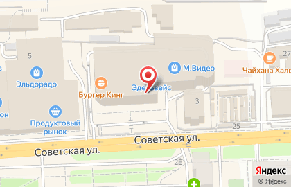 Магазин Мир дверей на Советской улице на карте