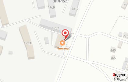 Столовая Ленина на Пражской улице на карте