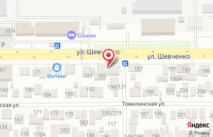 Сауна Банька на дровах в Центральном районе на карте