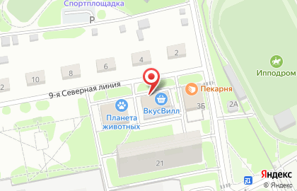 Продовольственный магазин Подворье на карте