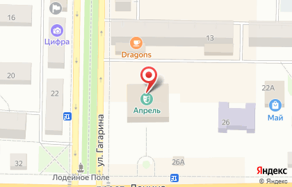 Кинотеатр Мирный на карте