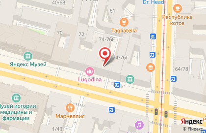 Эроммерсивный бар Тени на карте