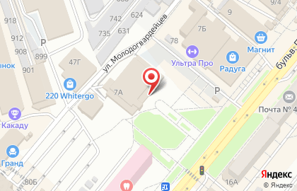 Прачечная в Волгограде на карте