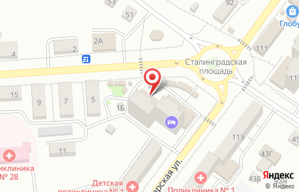 Супермаркет Магнит на Волгоградской улице на карте