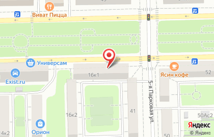 Универсам Ближний в Москве на карте