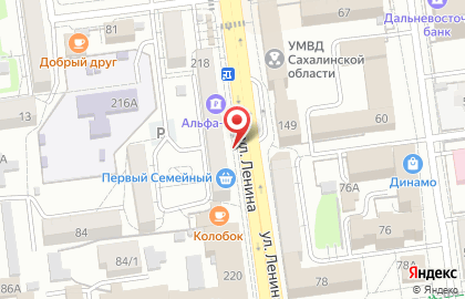 Салон сотовой связи МТС в Южно-Сахалинске на карте