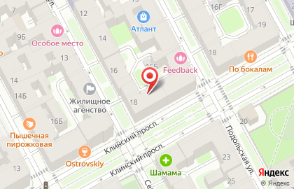 Служба вызова водителя без автомобиля Перегон СПб на карте