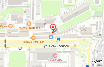 Магазин хозяйственных и строительных товаров на ​Невкипелого, 31а на карте