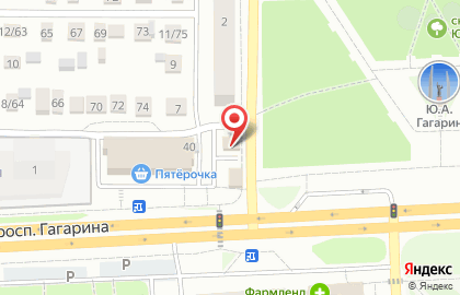 Булочная-кондитерская Грильяж на проспекте Гагарина на карте