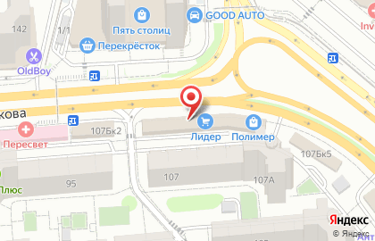 Магазин стальных дверей Torex в Центральном районе на карте
