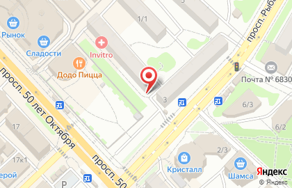 Всероссийская сеть Билетур в Петропавловске-Камчатском на карте