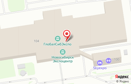 Новосибирск Экспоцентр на карте