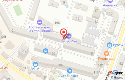 Магазин алкогольной продукции Точка на бульваре Старшинова на карте