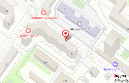ЮрБух на Московской улице на карте