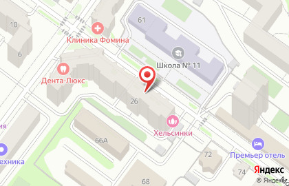 Психиатрический кабинет, ИП Кузьмичев Б.Н. на карте