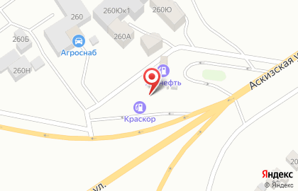 АЗС Краскор на Аскизской улице на карте