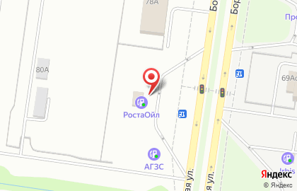 АЗС ВИС-СЕРВИС на Борковской улице на карте