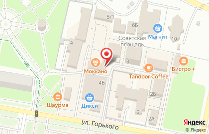 Магазин цветов и подарков на Советской улице на карте