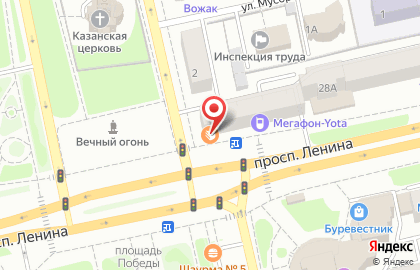 Продуктовый магазин У Палыча на проспекте Ленина на карте