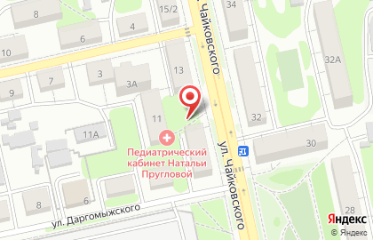 АВТОЗАПЧАСТИ33 на улице Чайковского на карте