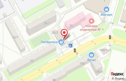 Мясная лавка в Новосибирске на карте