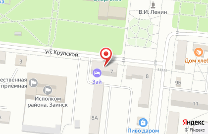 Почта России, АО на улице Крупской на карте