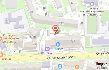 Страна Чудес на Океанском проспекте на карте