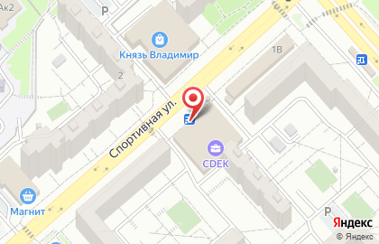 Магазин Караван на Спортивной улице на карте