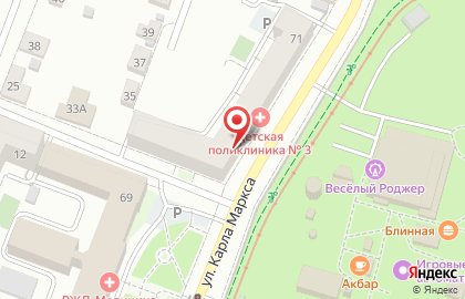Центр раннего развития детей Светлячок на улице Карла Маркса на карте