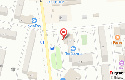 Магазин Пятёрочка в Челябинске на карте