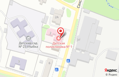 Детская поликлиника №1 в Иваново на карте